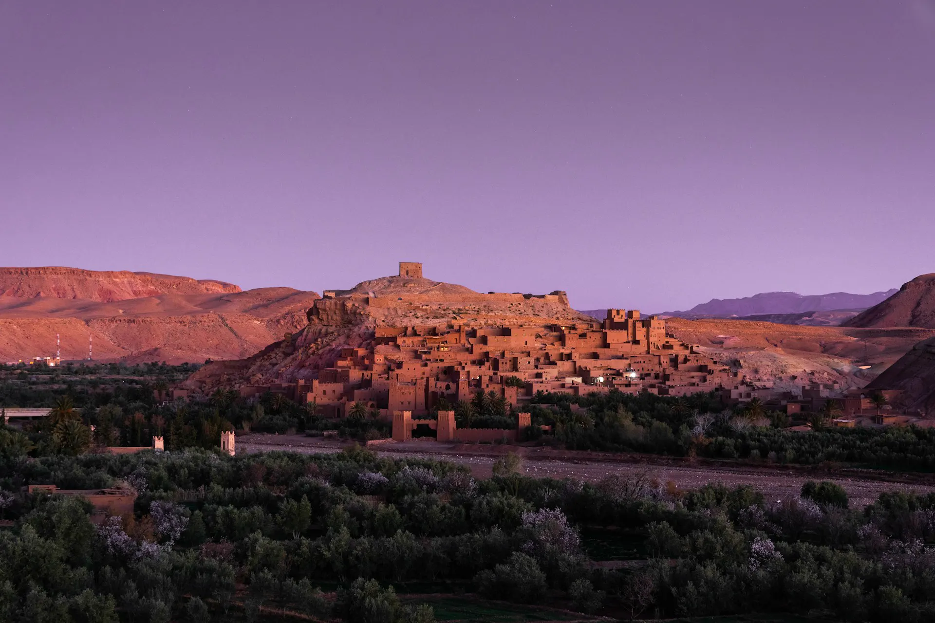 Aït Ben Haddou dans la lumière du soir
