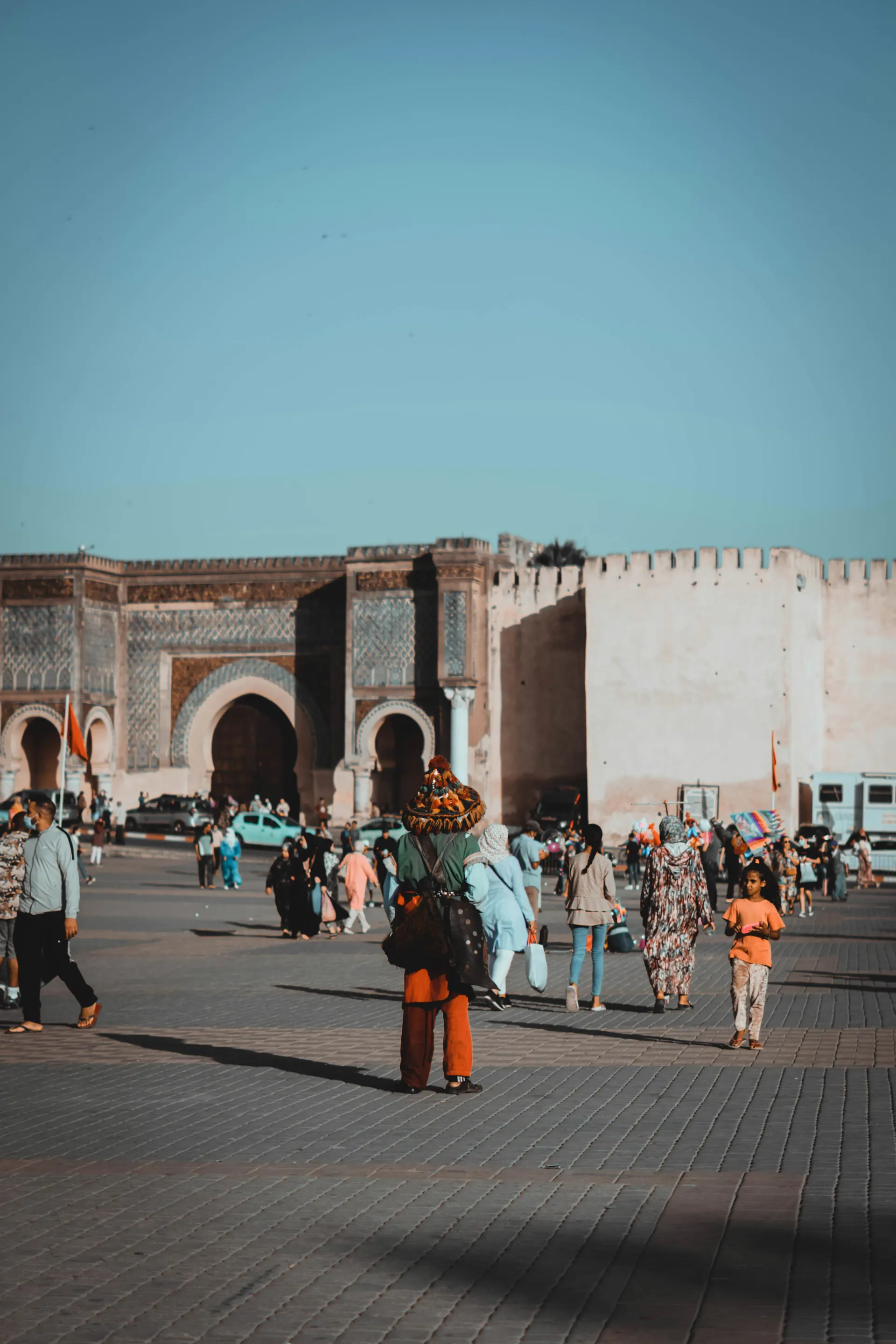 The Bab Mansour gate in Meknes