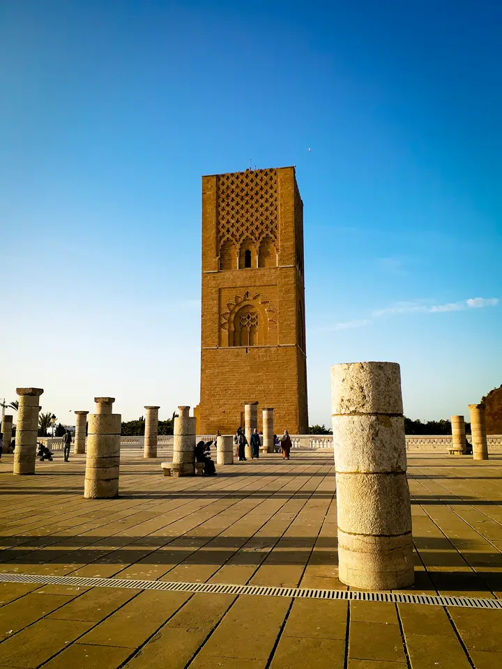 Hassan Tower and columns in Rabat