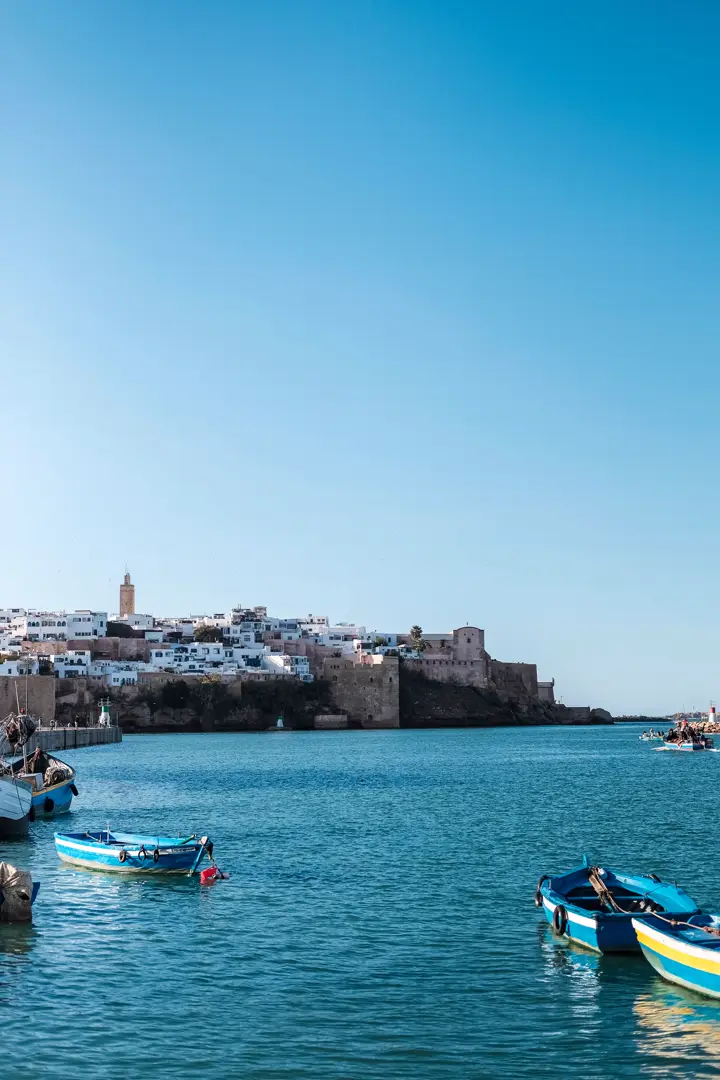 Kasbah of the Udayas above the sea in Rabat